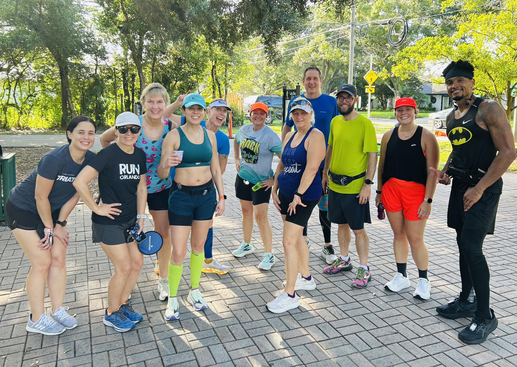 Training Program Runners Grouped Together
